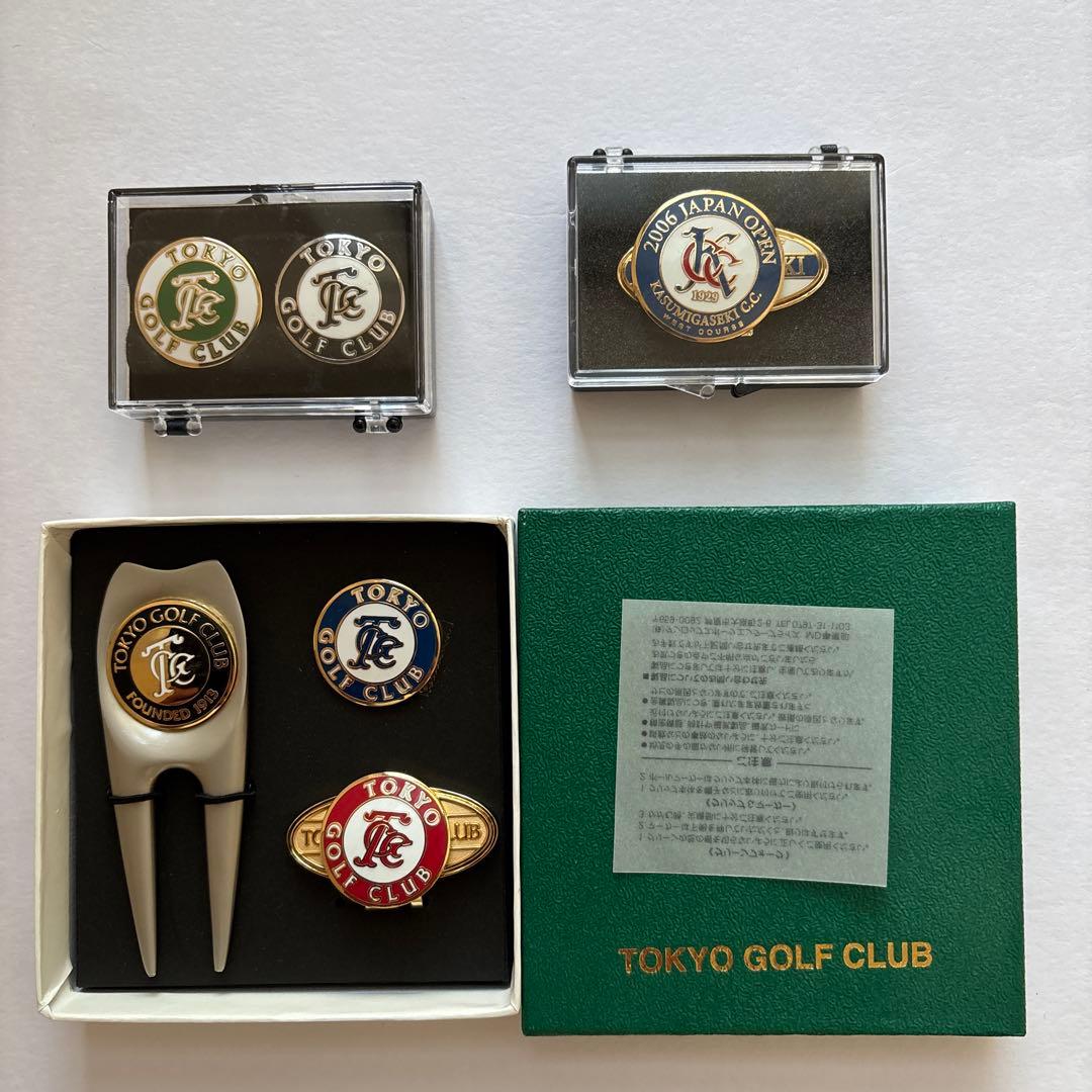 超名門(東京GC・霞ヶ関CC)ゴルフクラブ マーカーセット