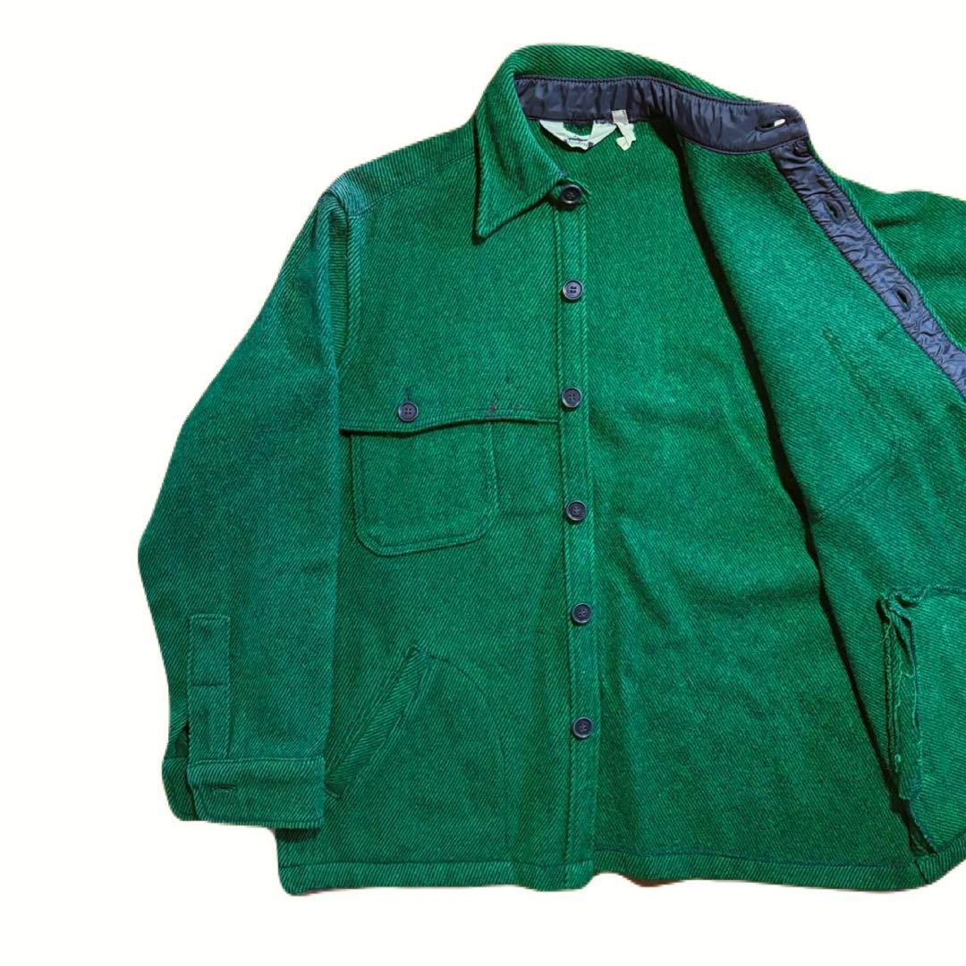 70s WOOLRICH ウールリッチ ウールジャケット グリーン