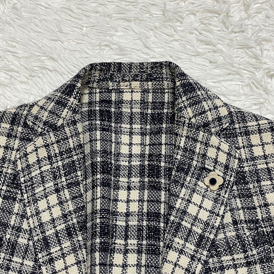 【最高級】LARDINI ラルディーニ　ジャケット　44 織り