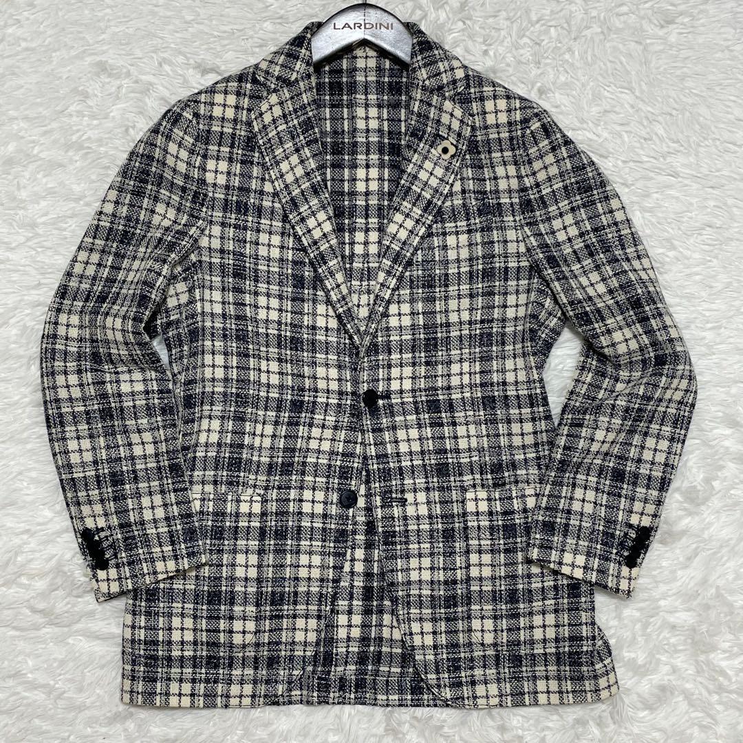 【最高級】LARDINI ラルディーニ　ジャケット　44 織り