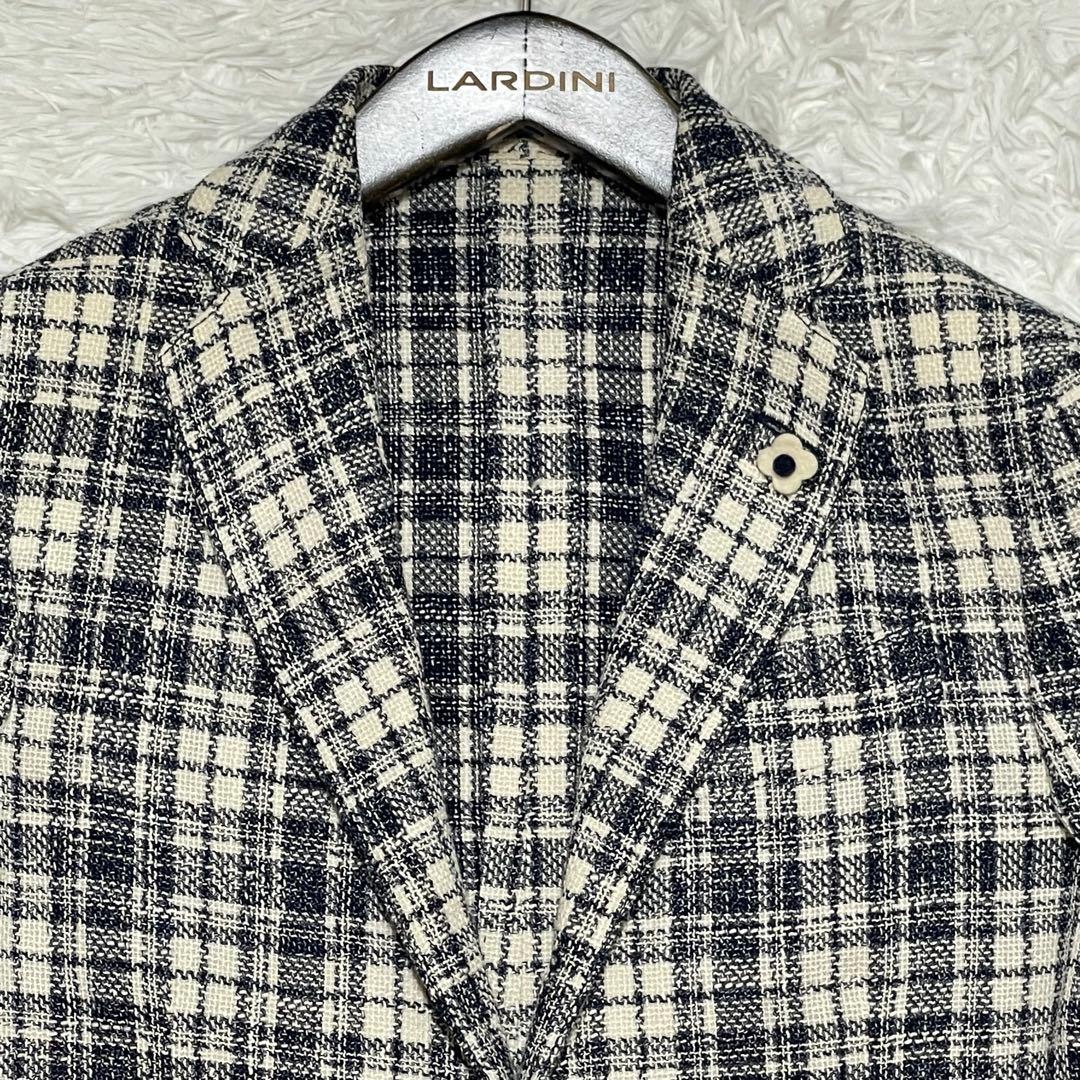 【最高級】LARDINI ラルディーニ　ジャケット　44 織り
