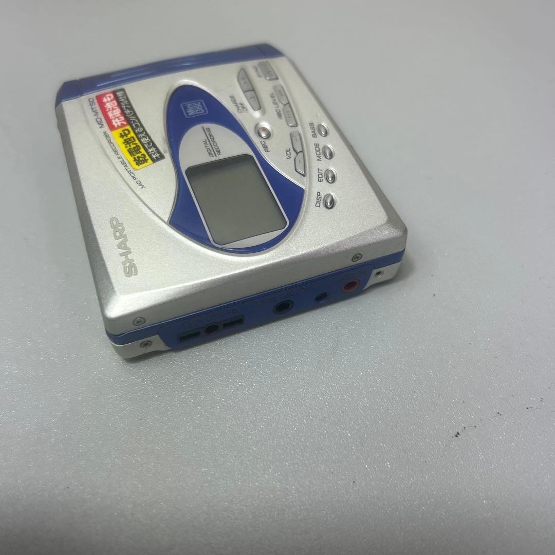 SHARP　MDポータブルレコーダー MD-MT50-S