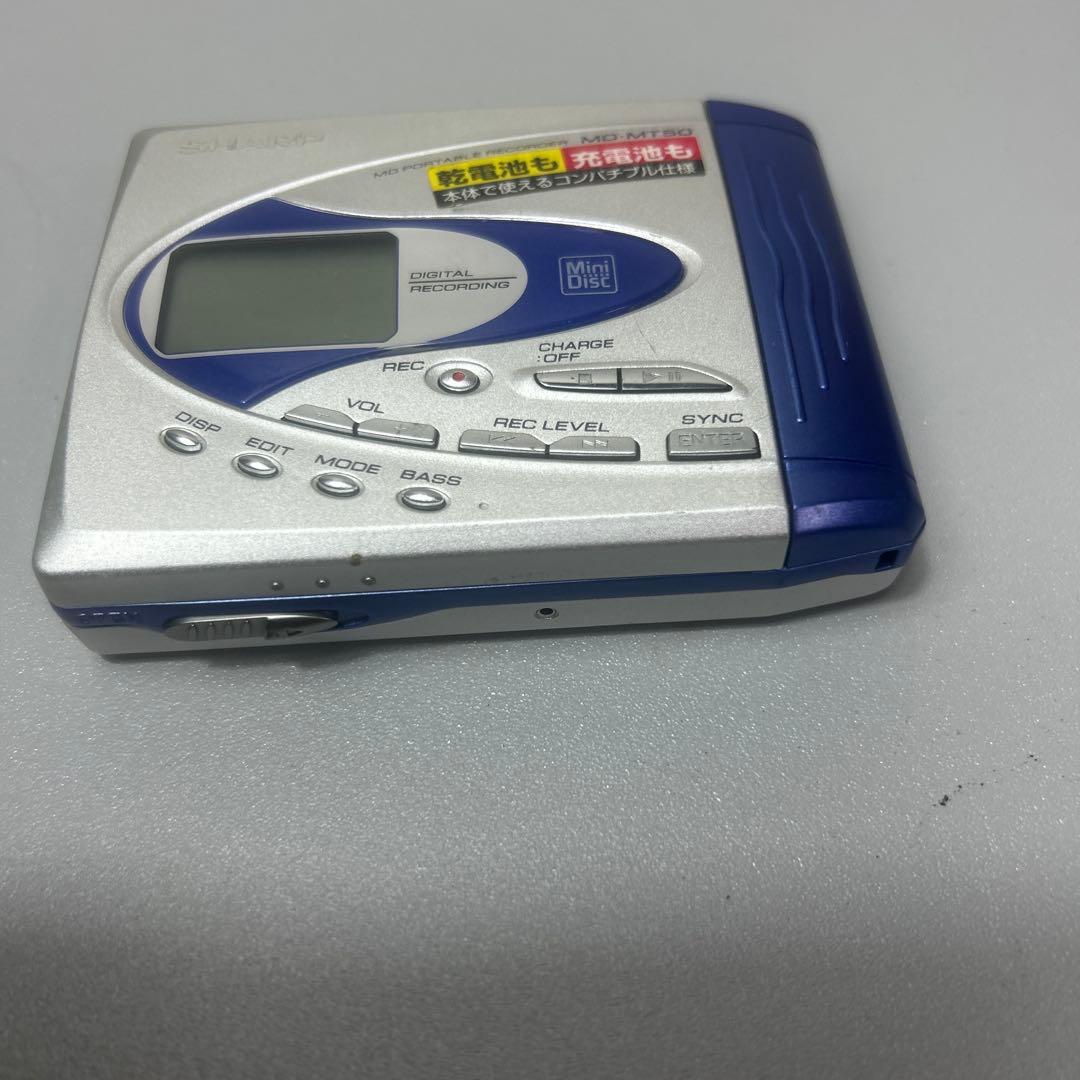 SHARP　MDポータブルレコーダー MD-MT50-S