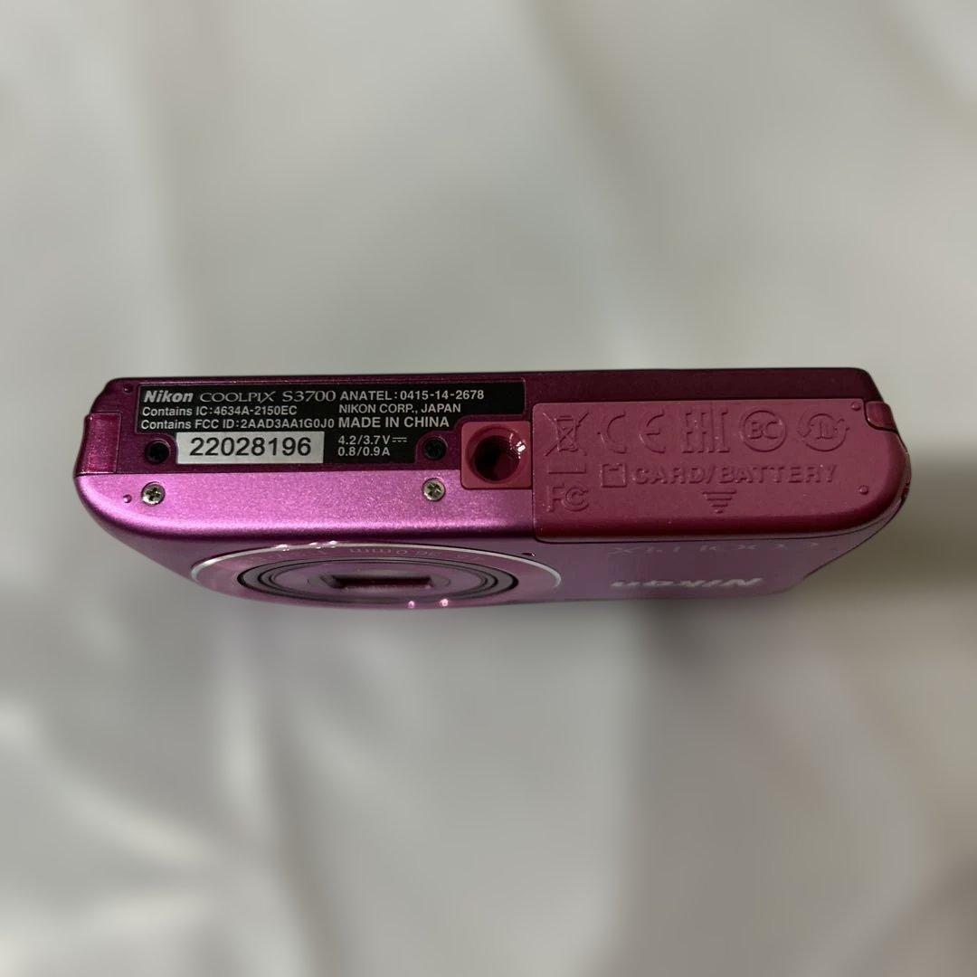 Nikon COOLPIX S3700 ピンク　デジタルカメラ