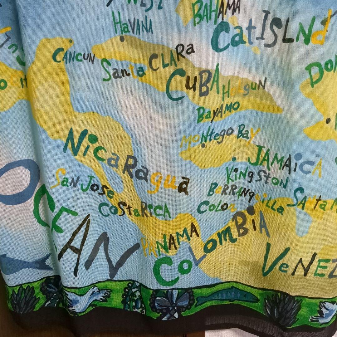 TOKUKO 1er VOL　チュニック　シースルー　黒　カラフル　半袖