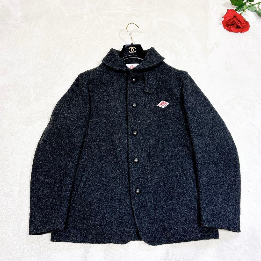 新品同様✨　danton ピーコート　ダークグレー　42 ウールモッサ