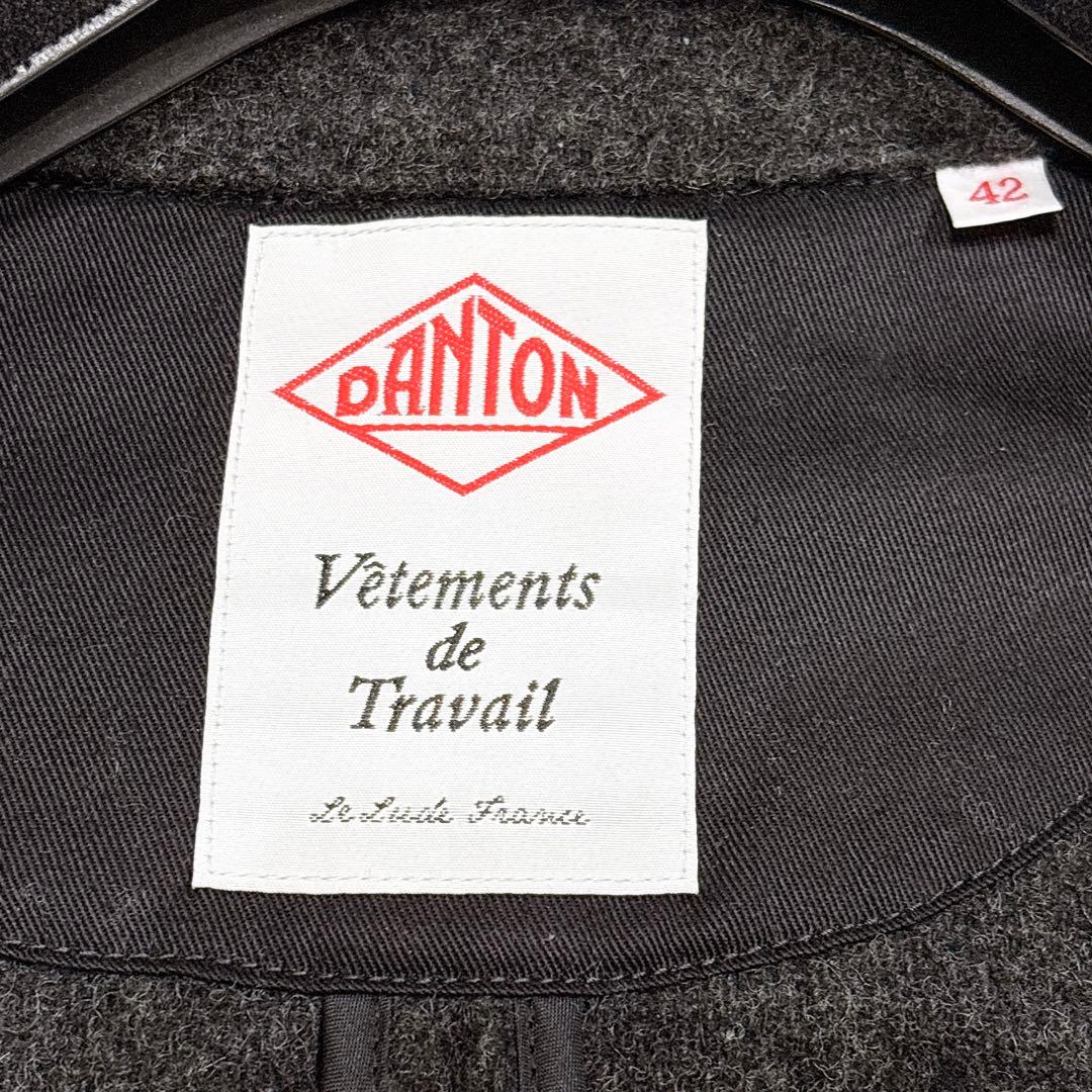 新品同様✨　danton ピーコート　ダークグレー　42 ウールモッサ