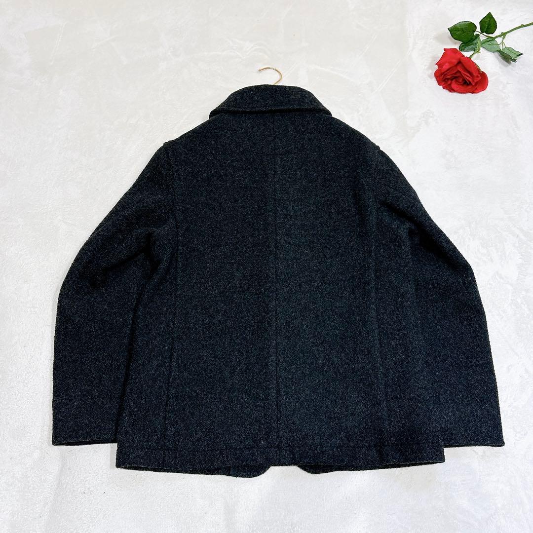 新品同様✨　danton ピーコート　ダークグレー　42 ウールモッサ