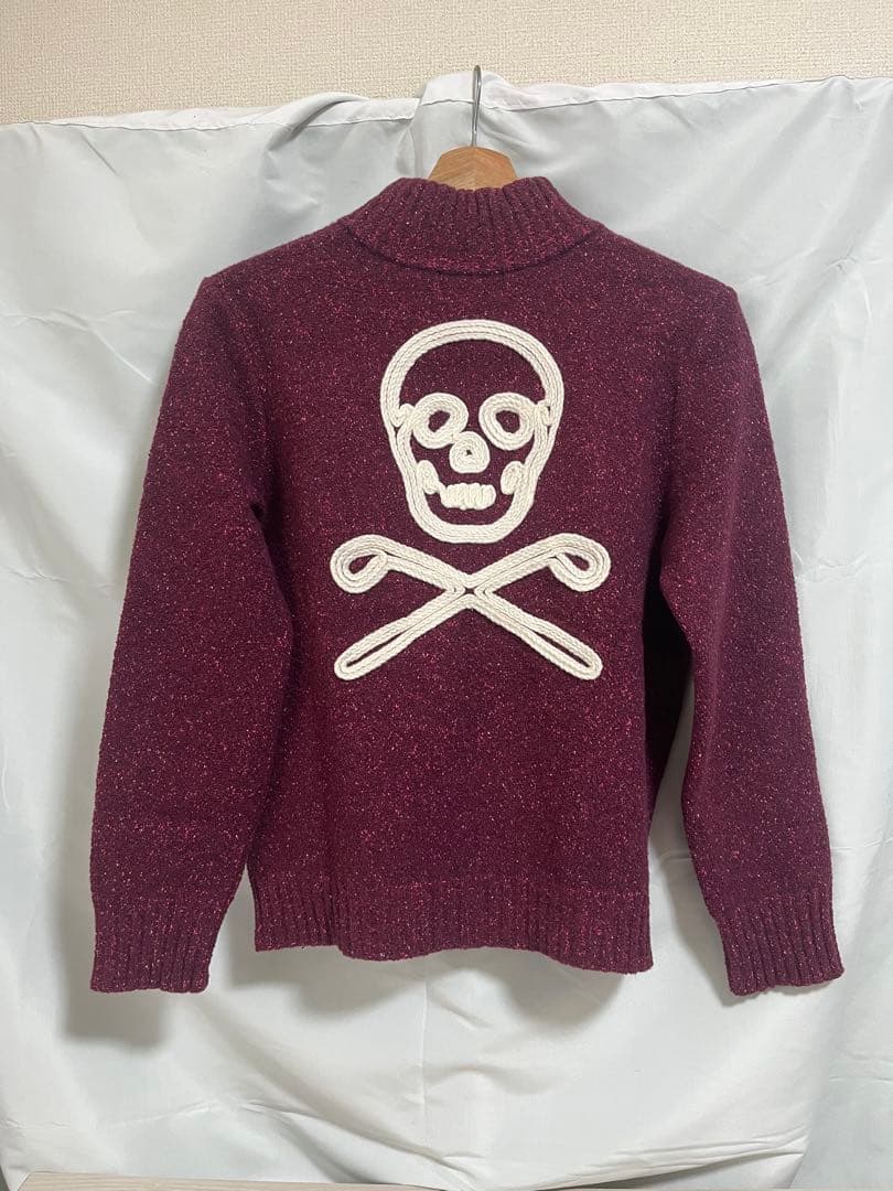 定価5万 美品 マークアンドロナ シルクアンゴラ混 ニット 38 ボルドー