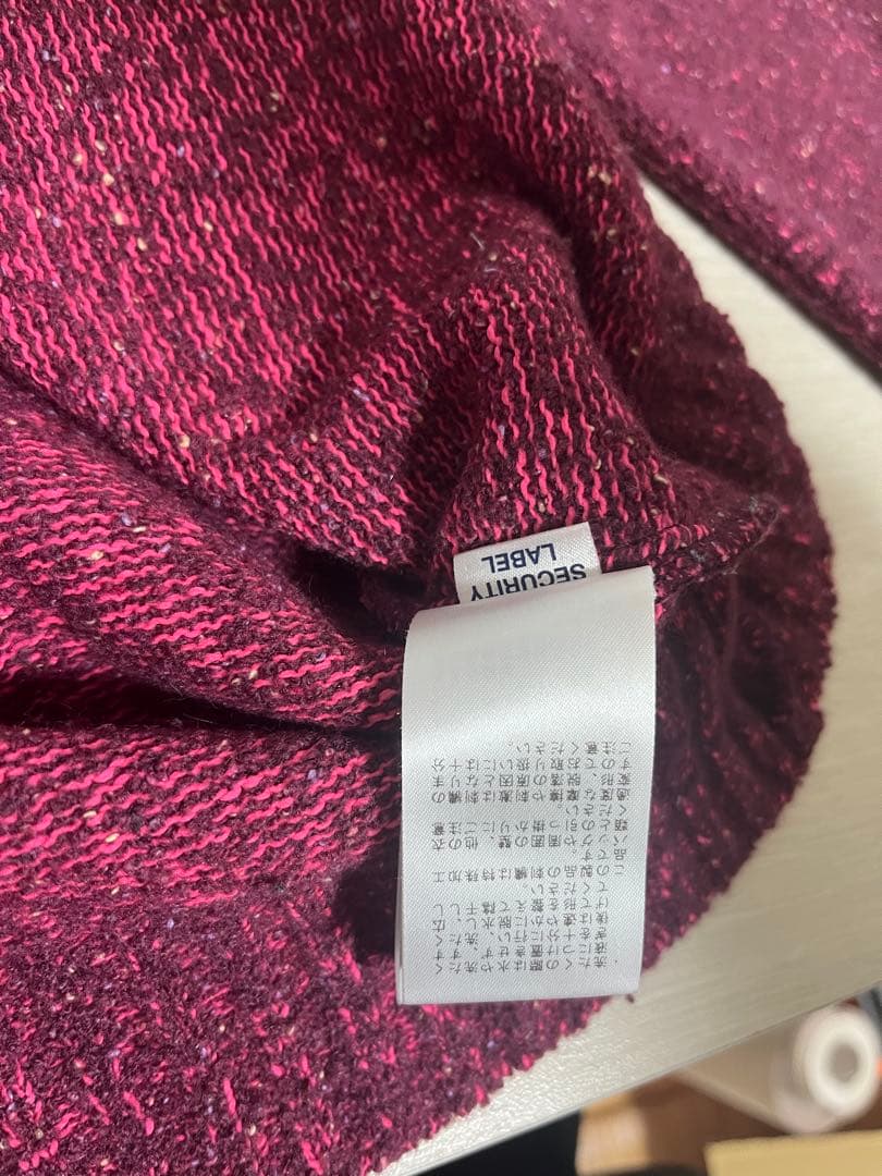 定価5万 美品 マークアンドロナ シルクアンゴラ混 ニット 38 ボルドー