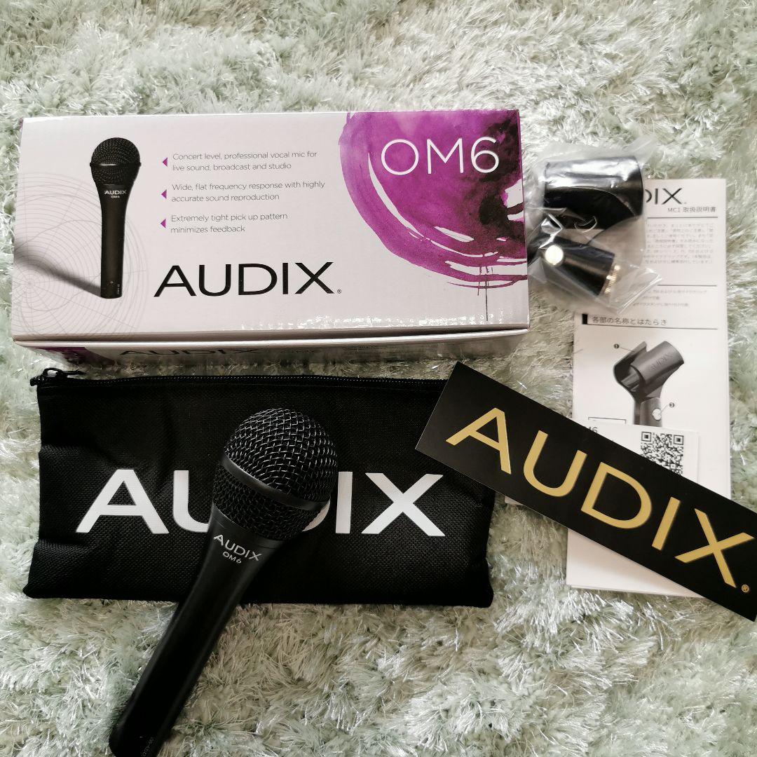 マッキー【新品 未使用品】AUDIX OM6 ダイナミックマイク