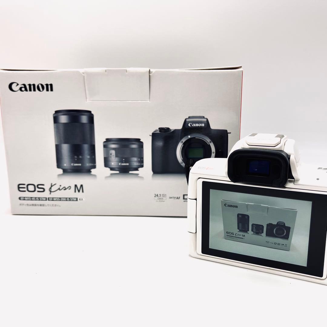 Canon kiss M ホワイト 15-45mmレンズキット