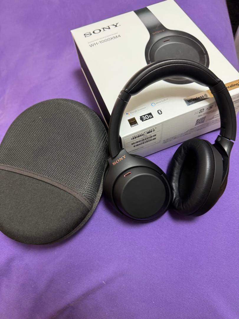 SONY WH-1000XM4 ブラック ケース付き