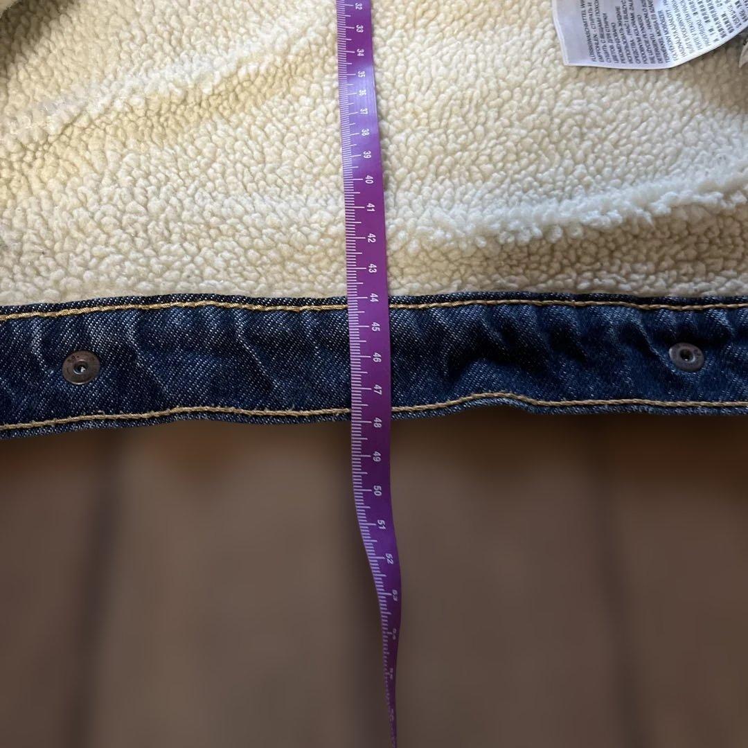 ちゅーたろう　美品Levi's★ボア襟付きデニムジャケット サイズXS-S