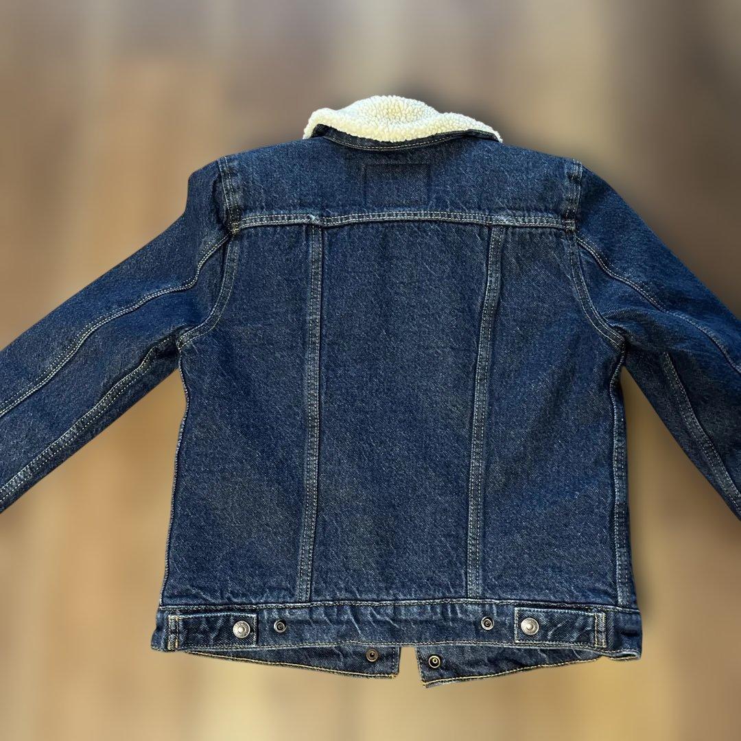 ちゅーたろう　美品Levi's★ボア襟付きデニムジャケット サイズXS-S