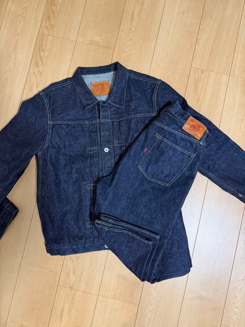 【入手困難】TCBジーンズ　S40sセットアップ　新品　赤タブ