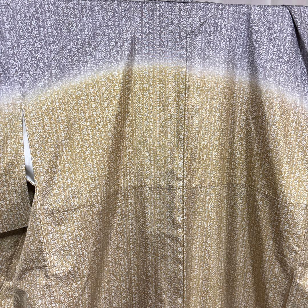 未使用近い　美品　袷　正絹　本場大島紬　フルセット　西陣綴れ織り袋帯