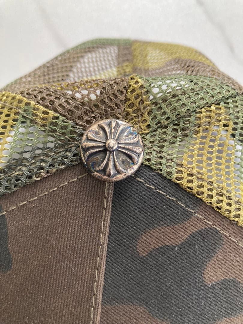 ぴすけ　CHROME HEARTS 迷彩キャップ