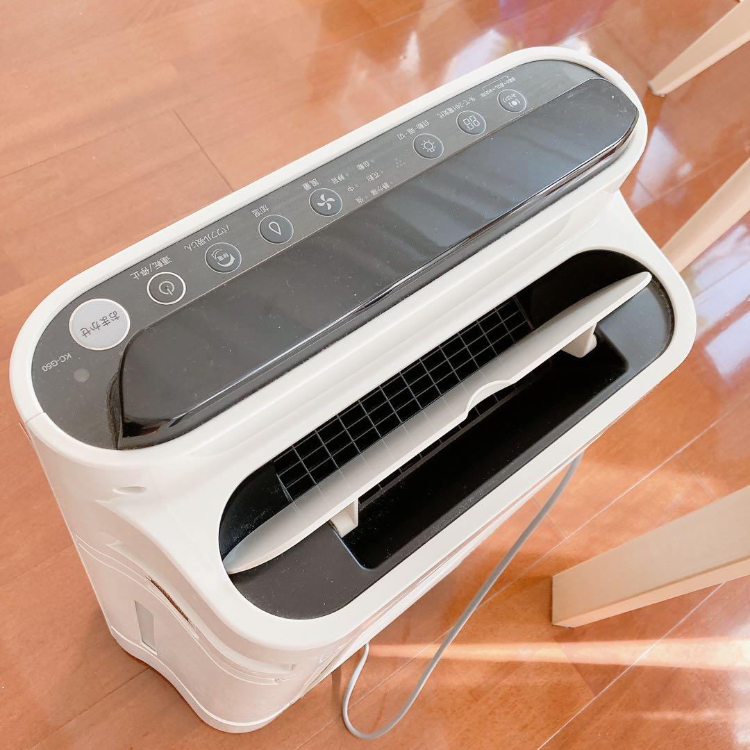 【フィルター交換済み】SHARP 加湿空気清浄機 KC-G50-W ホワイト