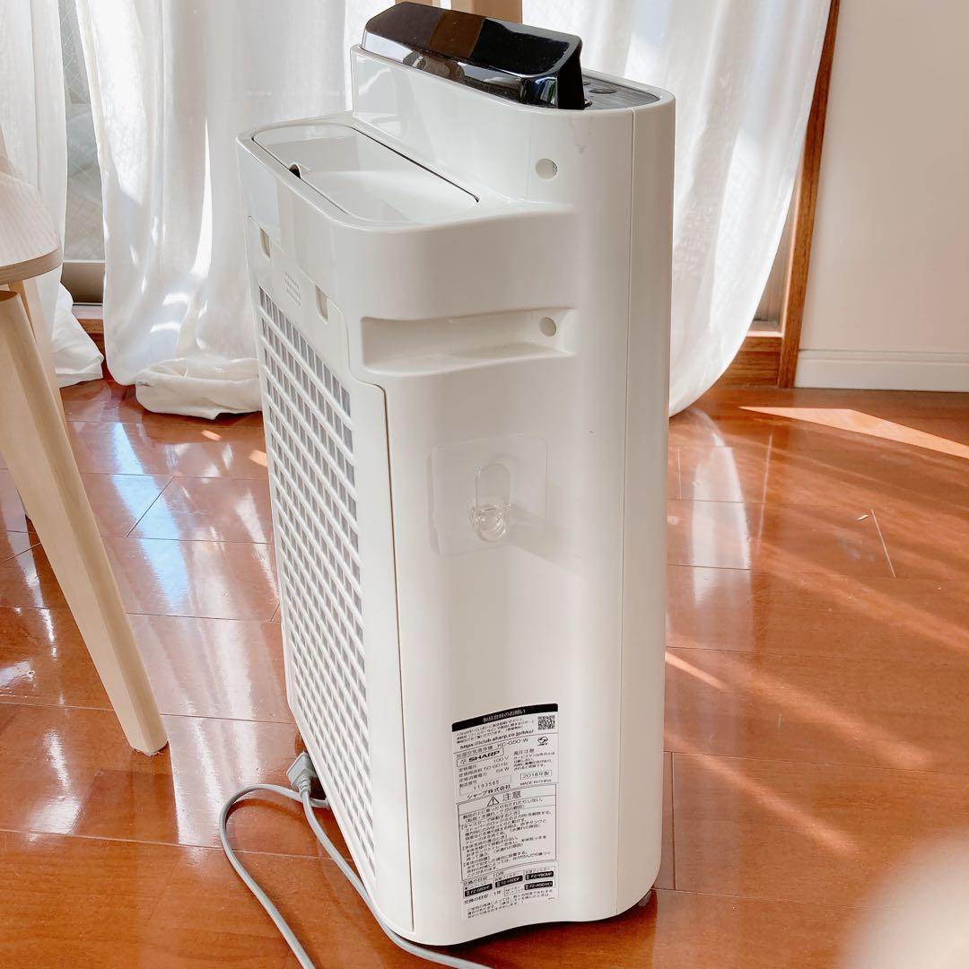 【フィルター交換済み】SHARP 加湿空気清浄機 KC-G50-W ホワイト