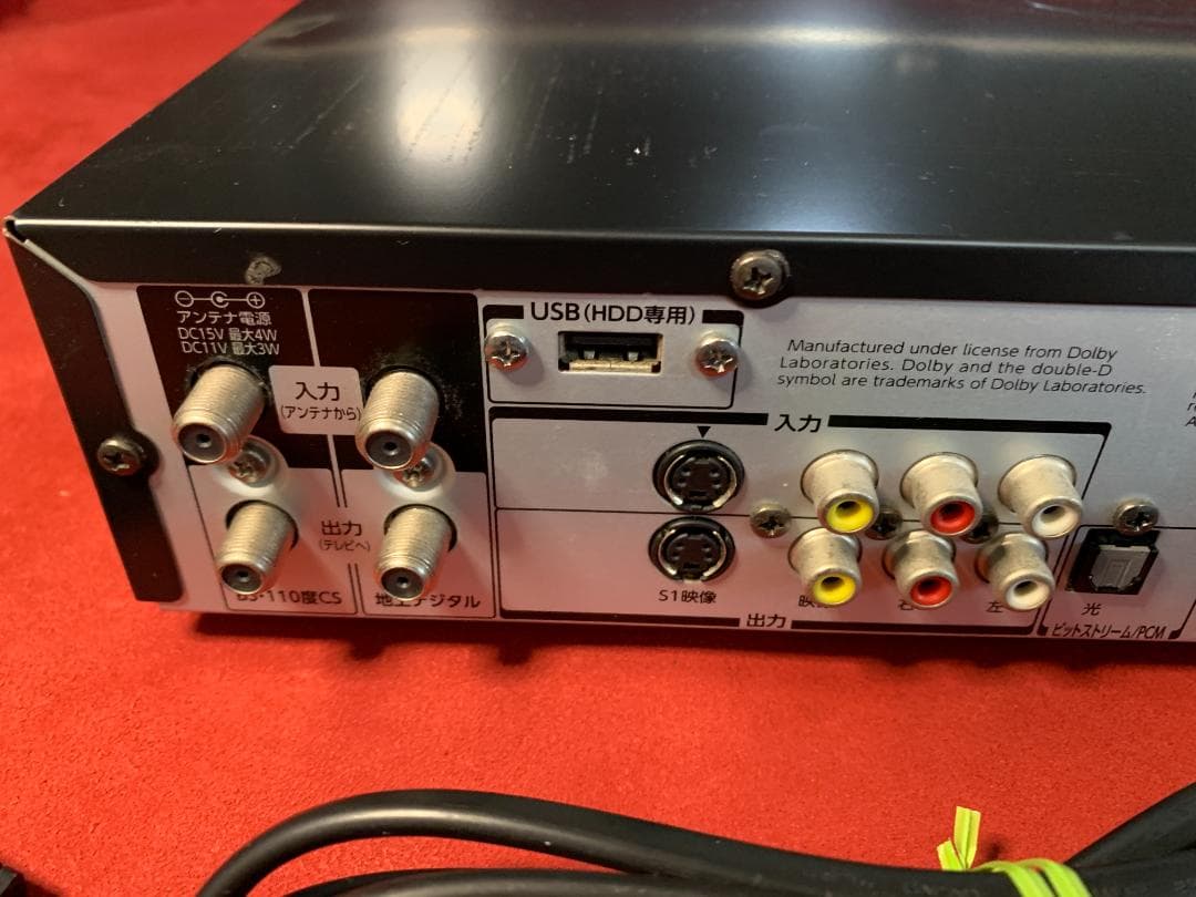 東芝 REGZA 2番組同時録画 整備済み DBR-Z160 内部徹底清掃