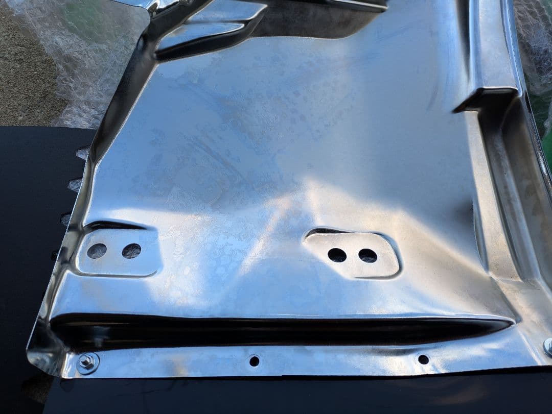 ０７エルフメッキマッドガード泥除け