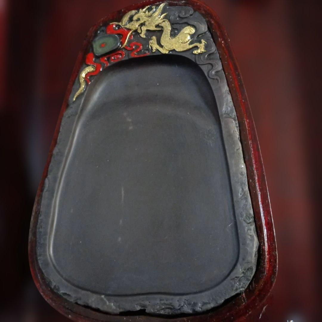 端渓硯と硯箱セット