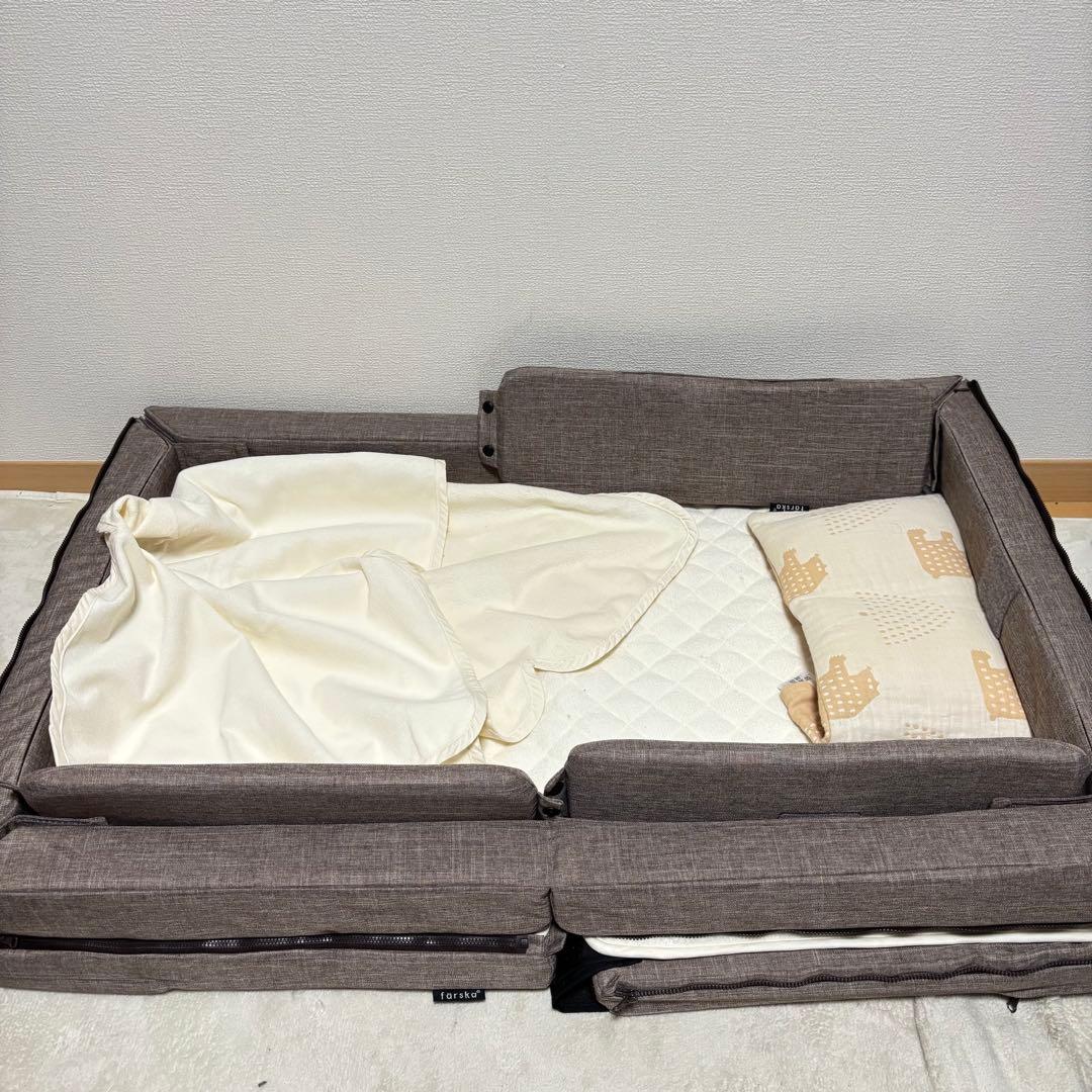ファルスカ コンパクトベッド フリー メランジブラウン