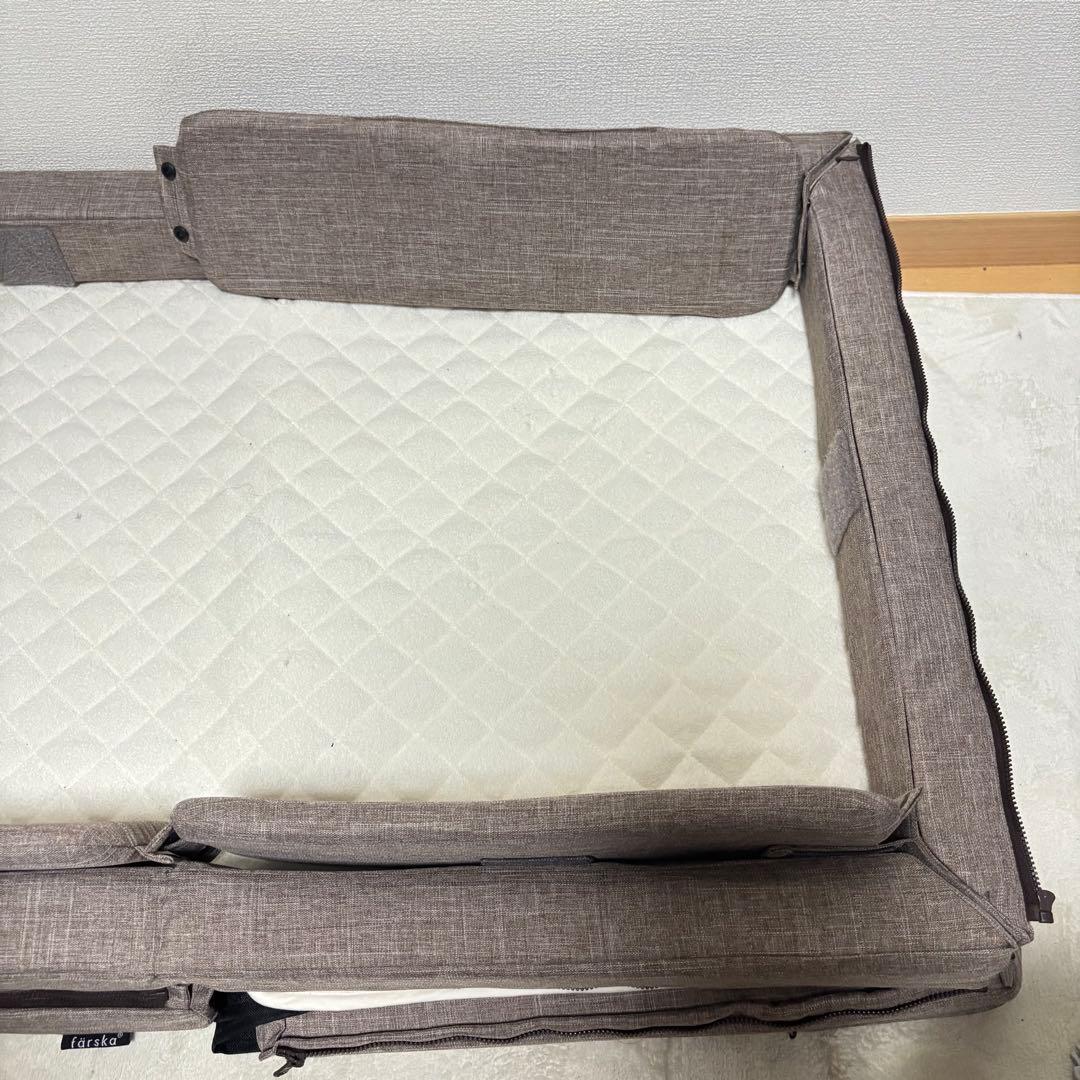 ファルスカ コンパクトベッド フリー メランジブラウン