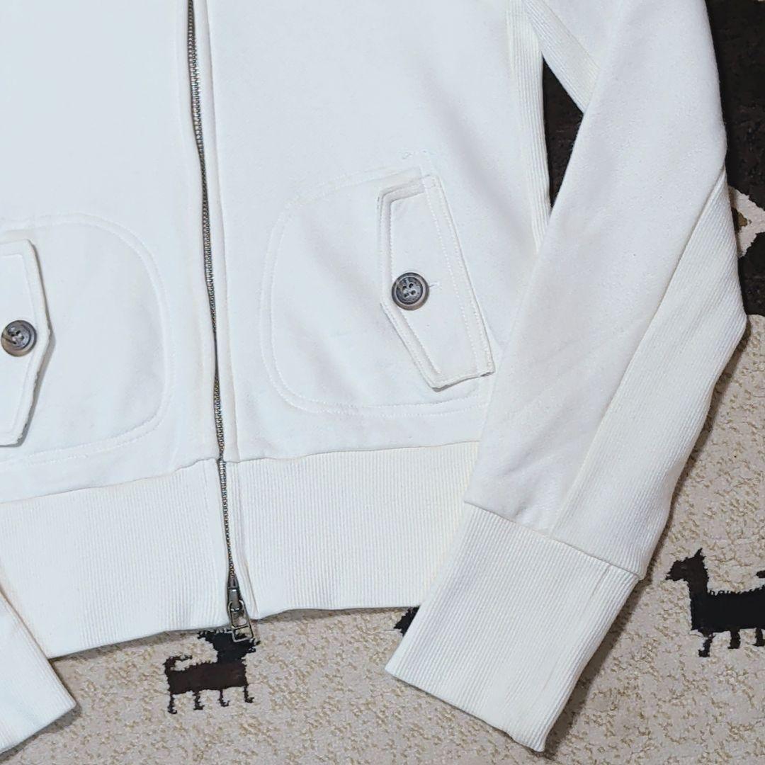 バーバリーブルーレーベル リアルファー 短丈 Wジップパーカー