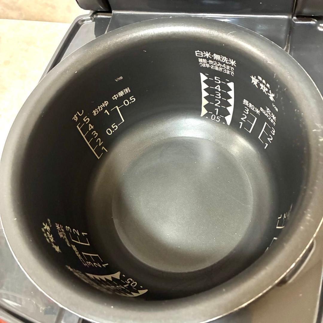 備長炭 炭炊釜 NJ-VXB10-R [真紅] 三菱電機 炊飯器 5合炊き