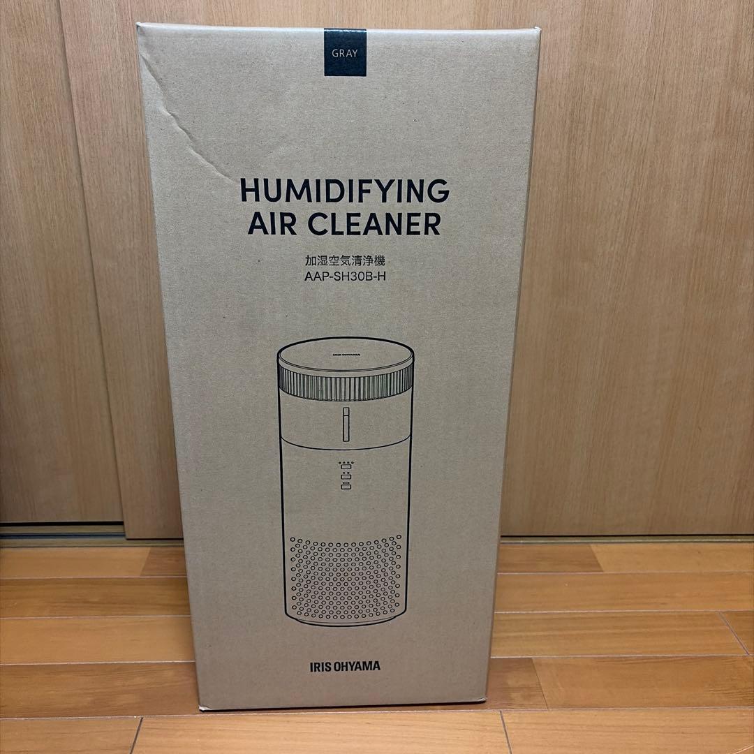 Iris Ohyama AAP-SH30B-H 加湿空気清浄機 グレー