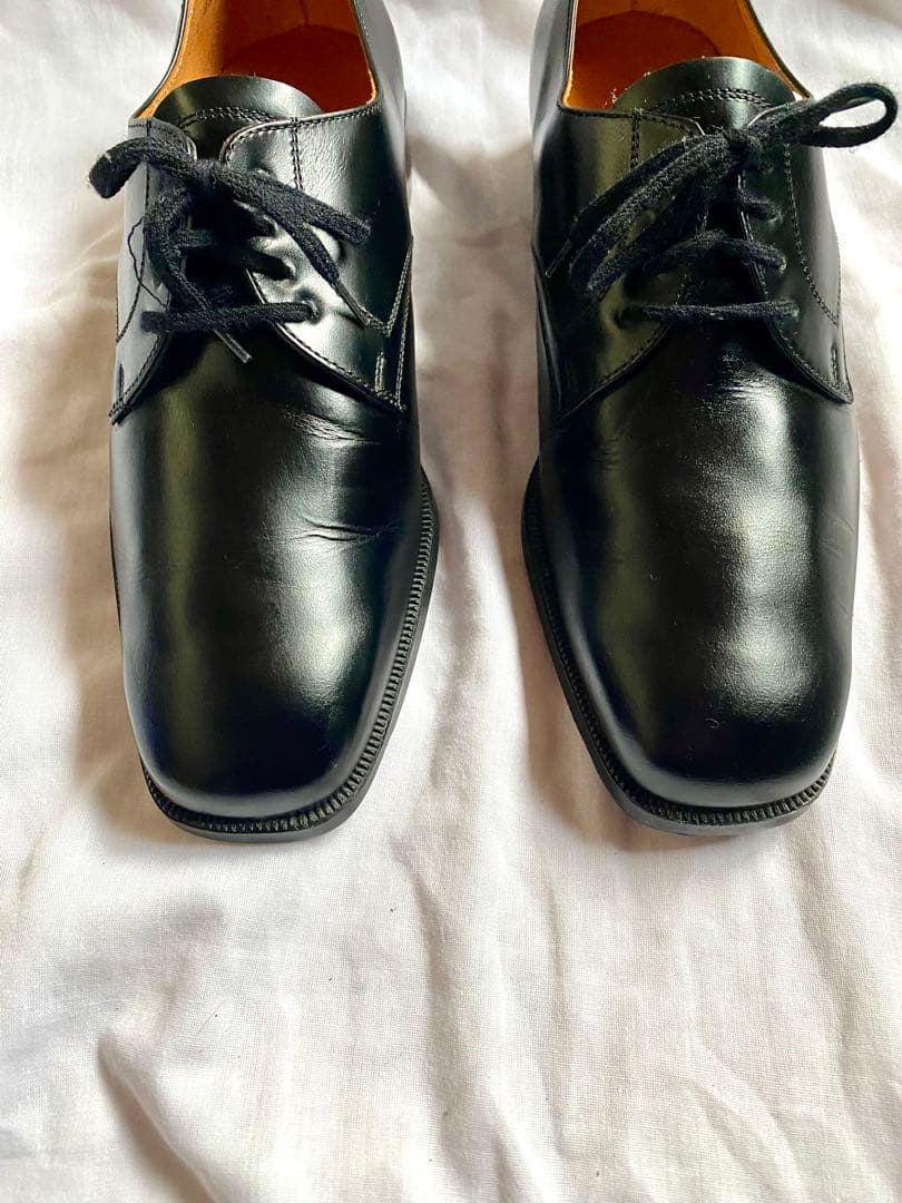 80s ミリタリー 美品 ユーロビンテージ ベルギーフランス オフィサーシューズ