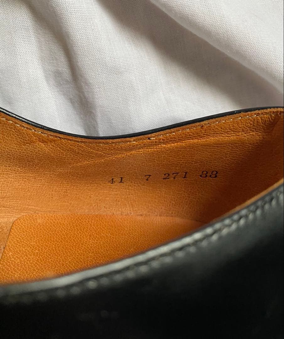 80s ミリタリー 美品 ユーロビンテージ ベルギーフランス オフィサーシューズ