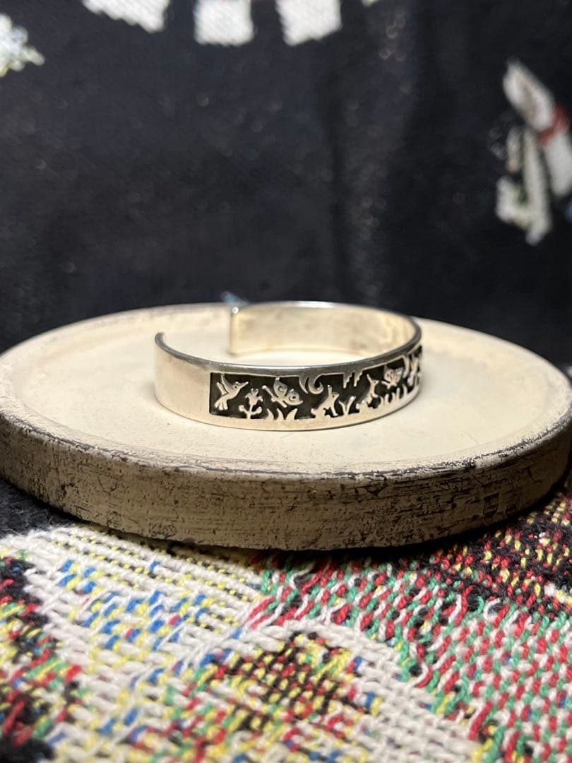 動物モチーフ⭐︎ インディアンジュエリー バングル レイモンド・キャセヨウスィー作