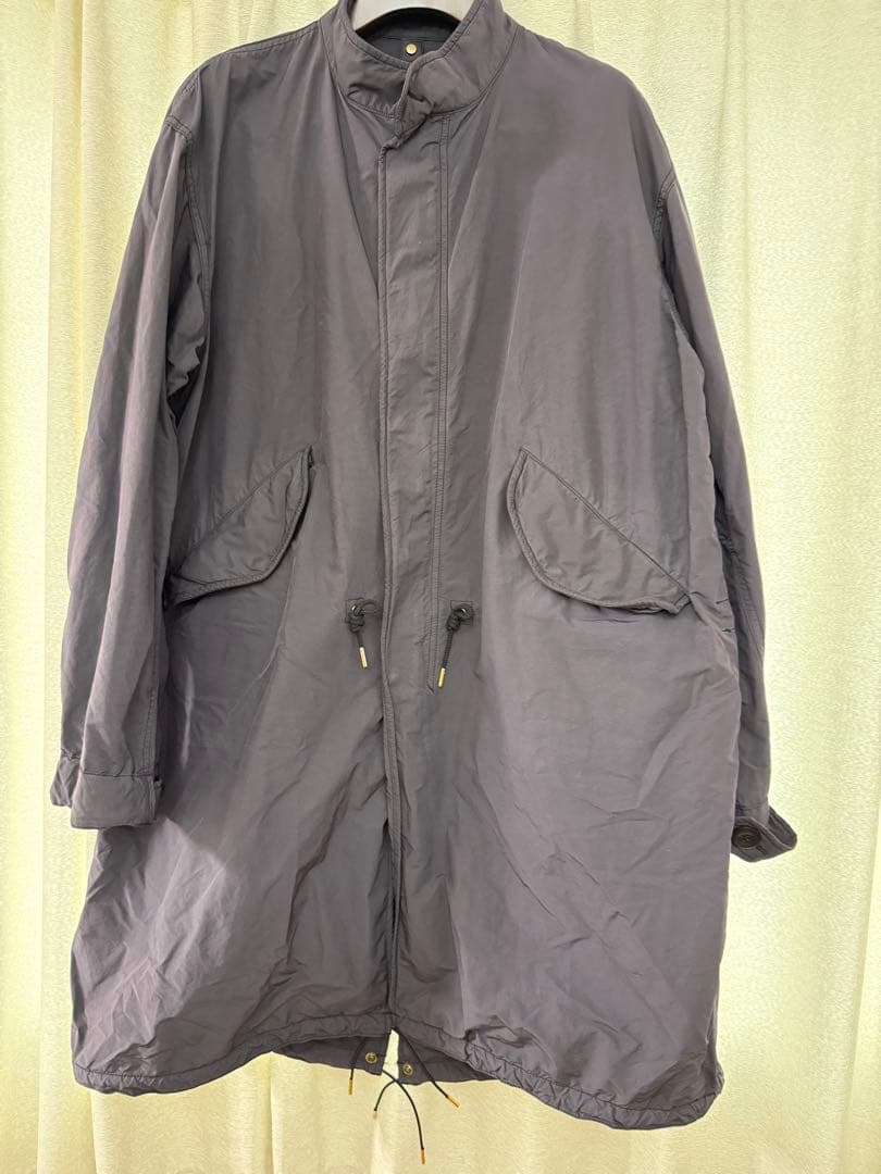 美品 M.I.D.A M65 Fishtail Coat DUSKY BLACK