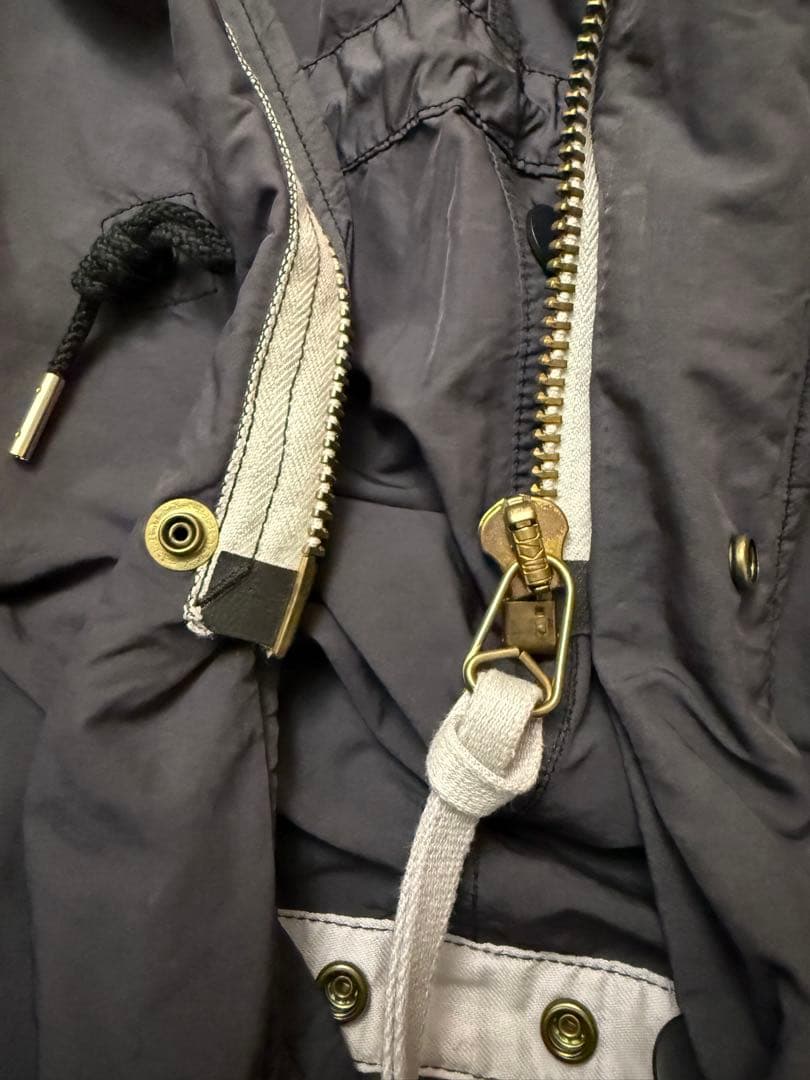 美品 M.I.D.A M65 Fishtail Coat DUSKY BLACK