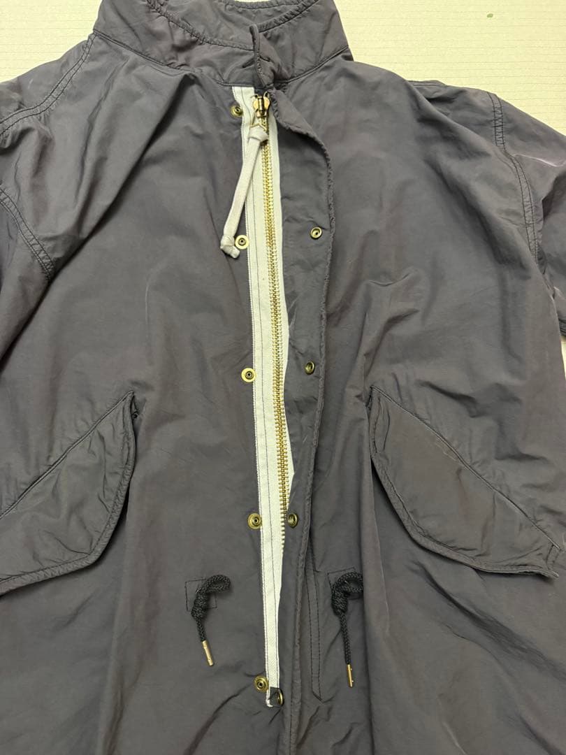 美品 M.I.D.A M65 Fishtail Coat DUSKY BLACK