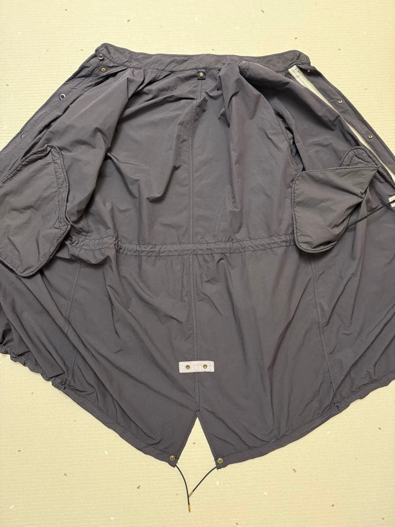 美品 M.I.D.A M65 Fishtail Coat DUSKY BLACK