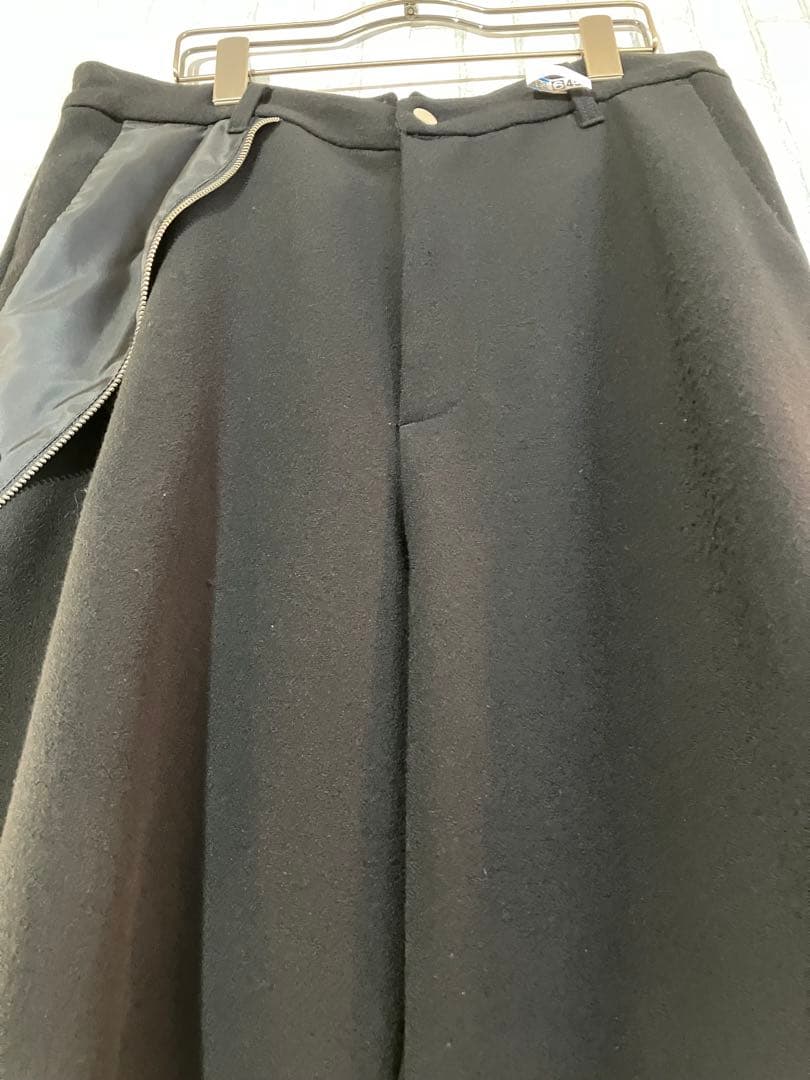 【GRANCY】リバース レイヤードデザイン スラックス ブラック M 完売品