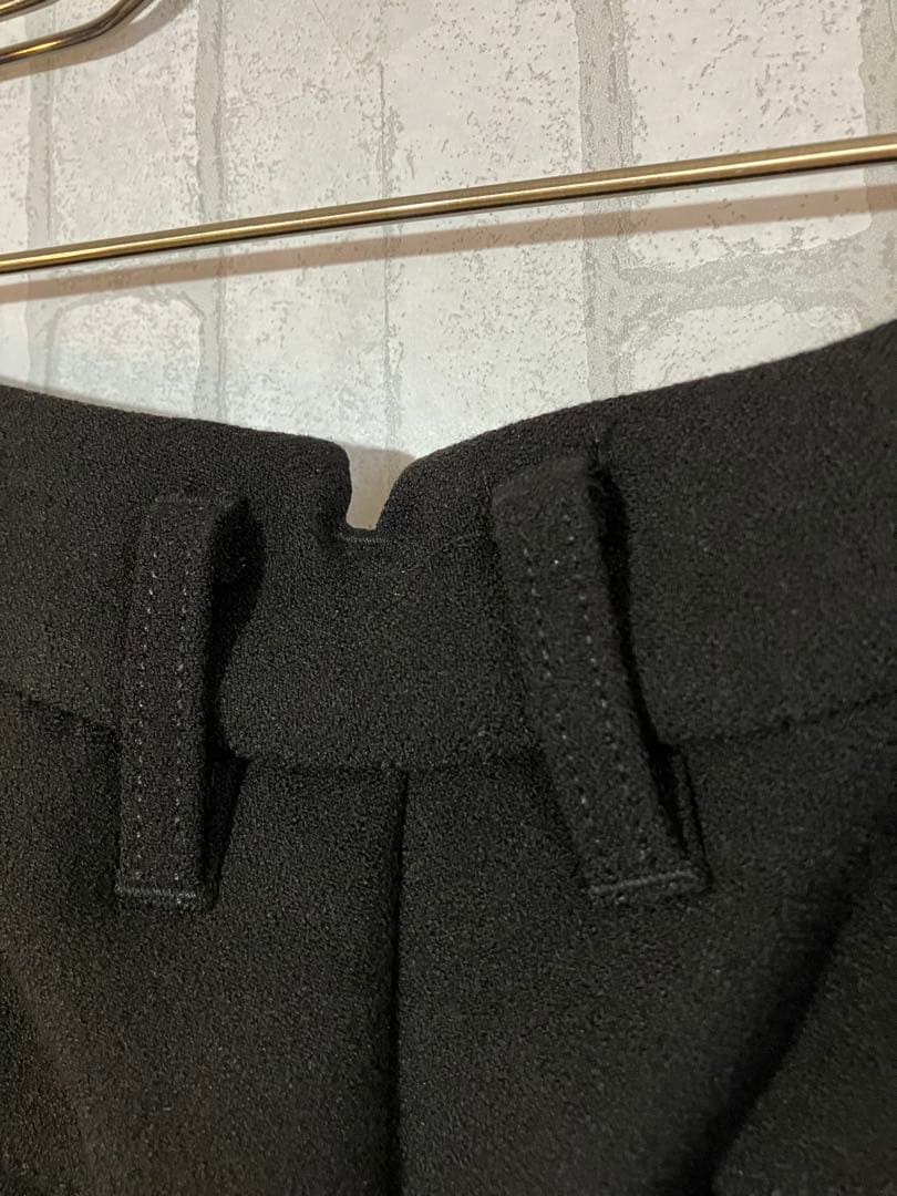 【GRANCY】リバース レイヤードデザイン スラックス ブラック M 完売品