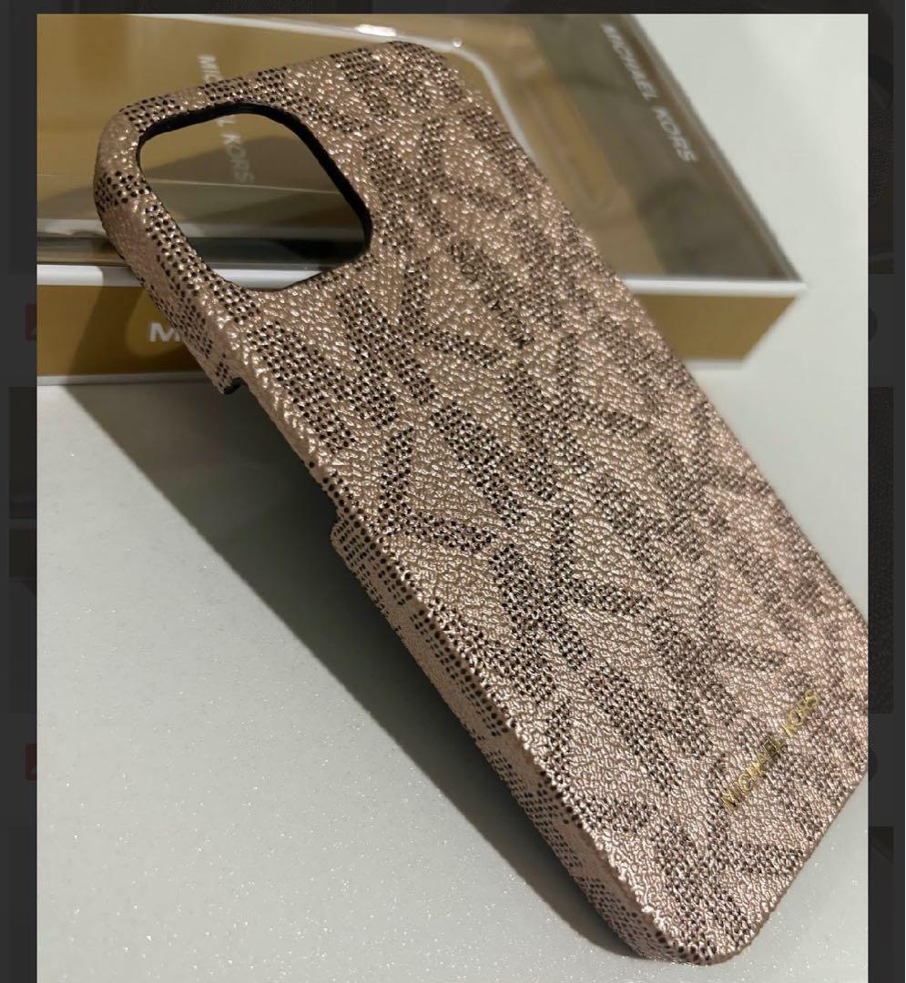 マイケルコース iPhone13 対応 ケース ローズ ロゴ　 1