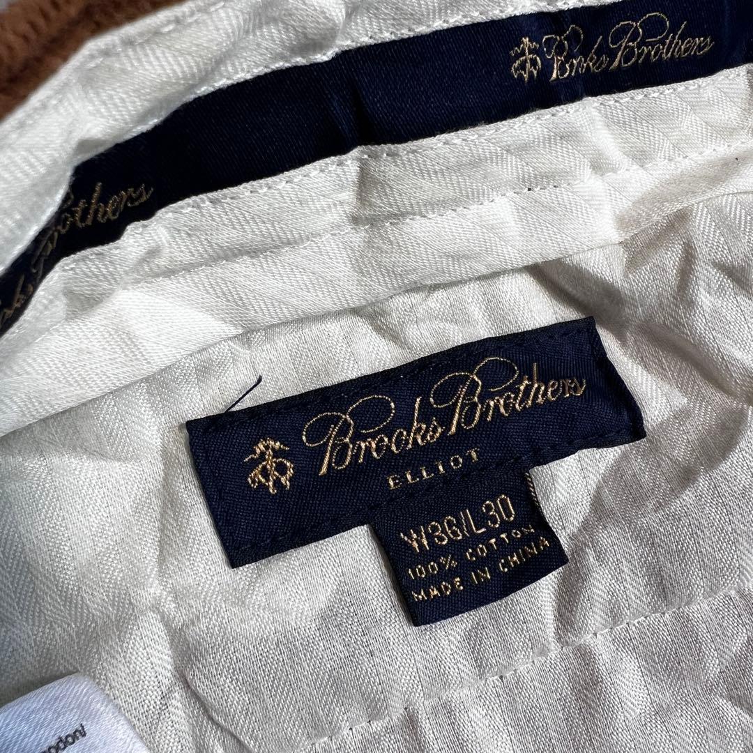 【美品】ブルックスブラザーズ 太畝コーデュロイパンツ ワイド ブラウン36/30