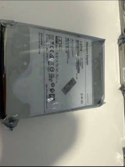WD Ultrastar HDD 16TB 未使用