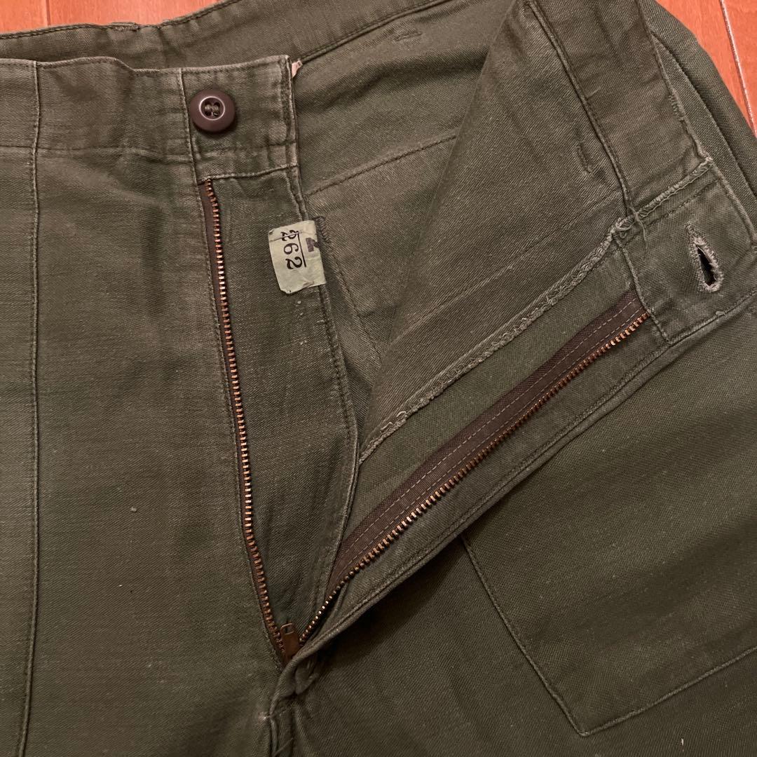 パンツ 60-70's U.S.ARMY CottonSatin Baker Pants