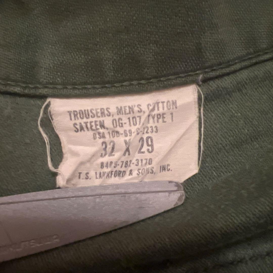 パンツ 60-70's U.S.ARMY CottonSatin Baker Pants