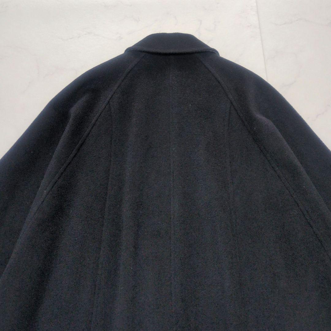 Paul Smith✨️上質ウール100% ポンチョ ケープコート 裏地パープル