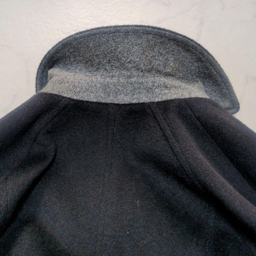 Paul Smith✨️上質ウール100% ポンチョ ケープコート 裏地パープル