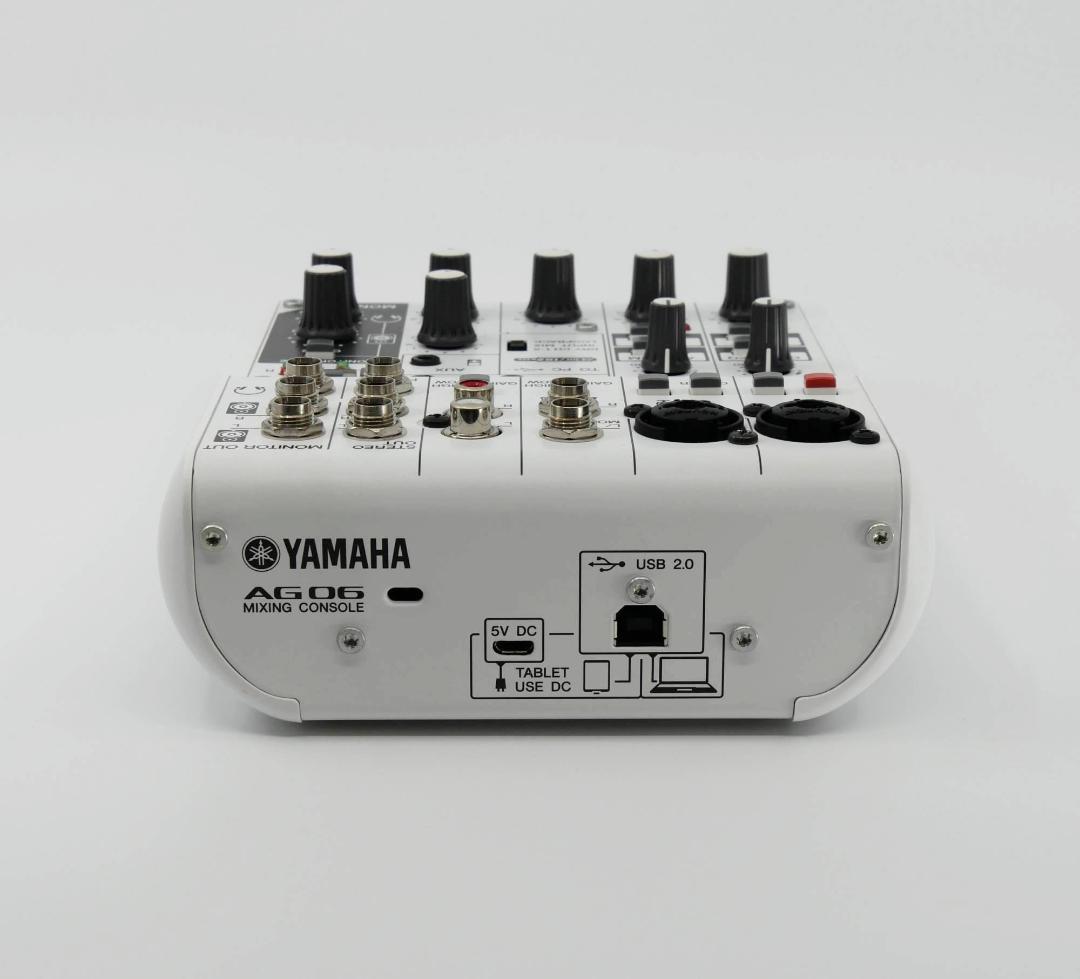 YAMAHA AG06 DJミキサー／オーディオインターフェース