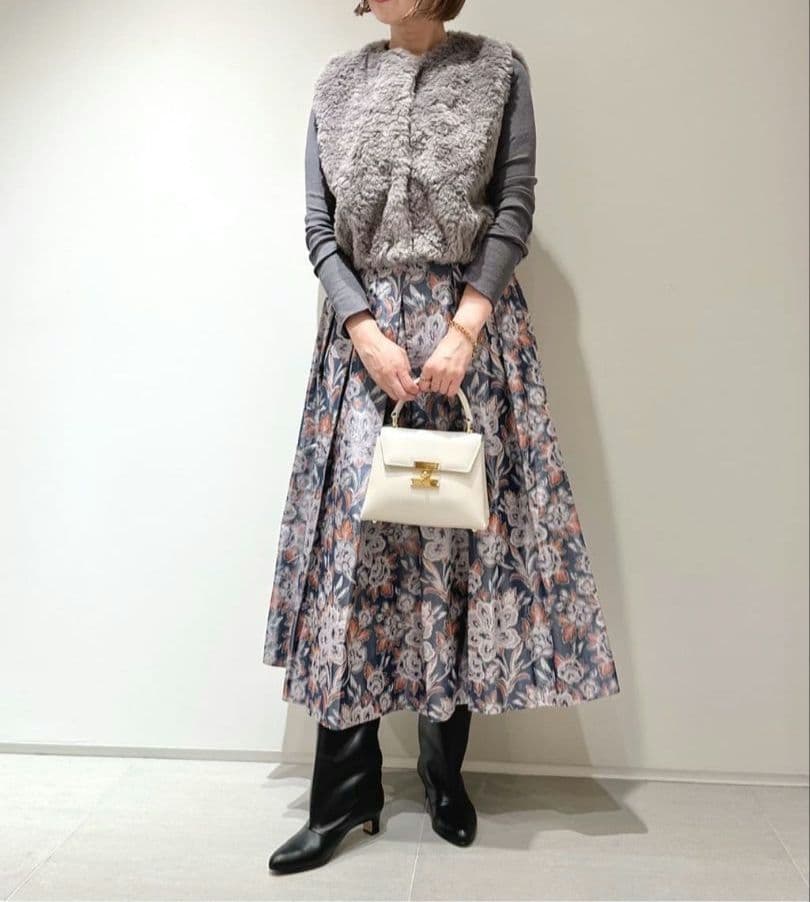 24AW【Ballsey】ランダムファー ショートベスト